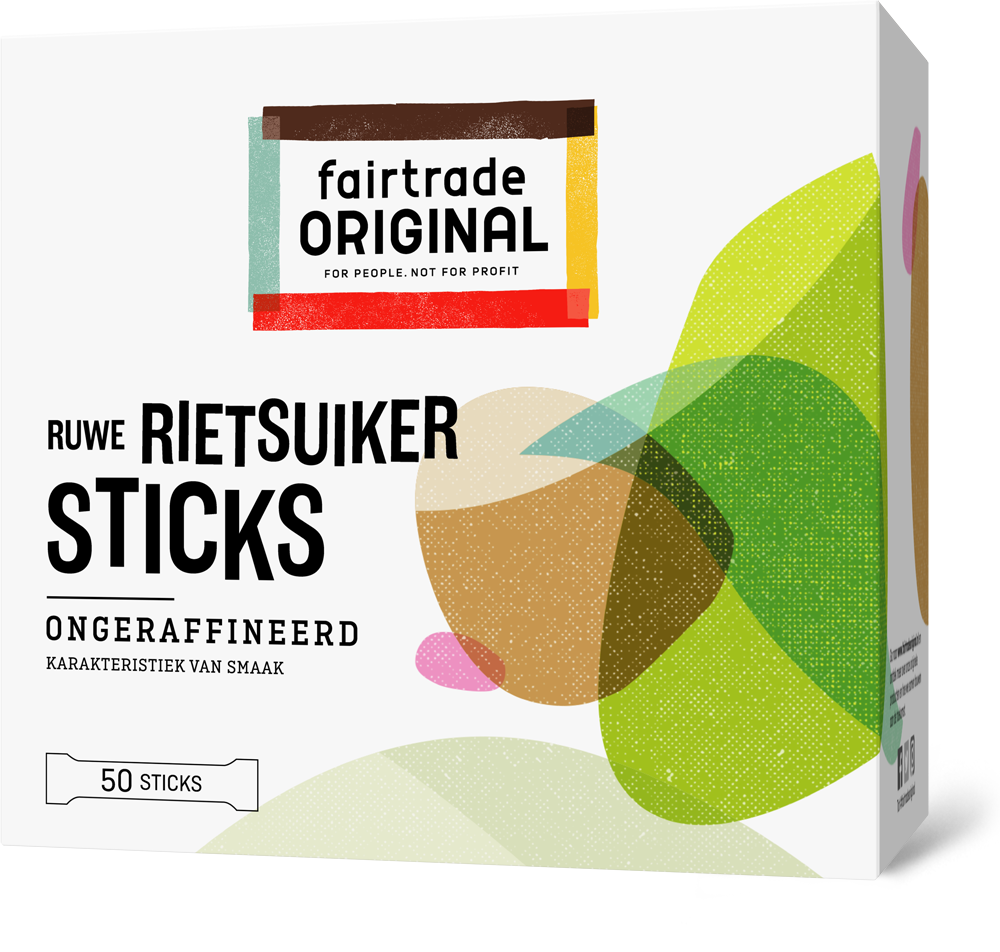 FairTrade Rietsuikersticks 12x50x4 gr.