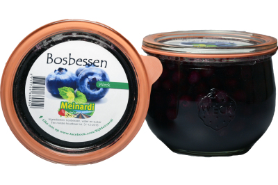 Meinardi bosbessen in de weck 500 ml.