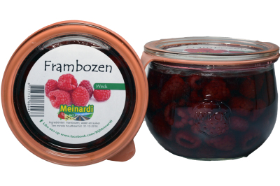 Meinardi frambozen in de weck 500 ml.