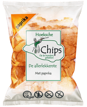 Hoeksche Chips paprika 10x150 gr.