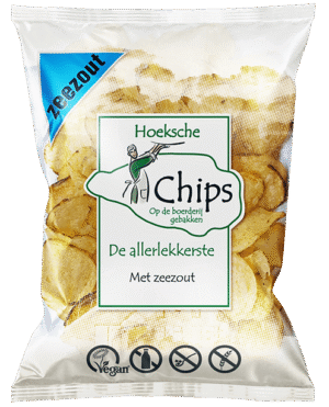 Hoeksche Chips zeezout 10x150 gr.