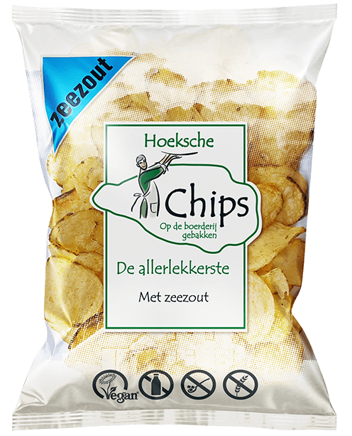 Hoeksche Chips zeezout 10x150 gr.