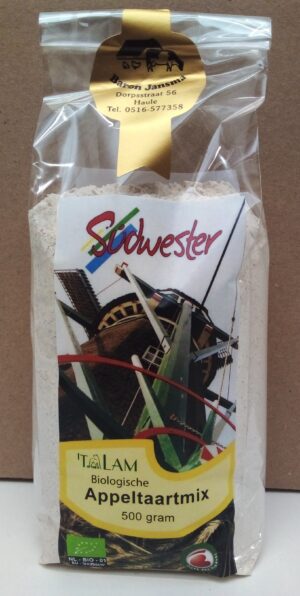 Appeltaartmix Bio 't Lam 500 gr.