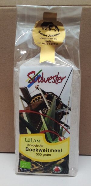 Boekweitmeel Bio 't Lam 500 gr.
