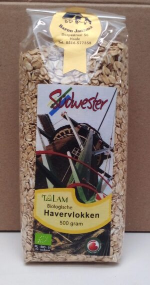 Havervlokken Bio 't Lam 500gr.