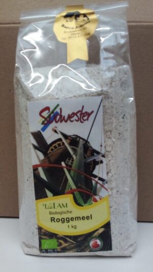 Roggemeel Bio 't Lam 1 kg.