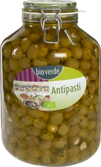 Groene olijven knoflook BIO 1x4.75 kg.