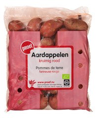 Aardappel rood kruimig BIO 6x2 kg.