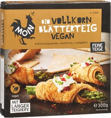 Volkoren bladerdeeg BIO 10x300 gr.