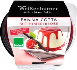 -Panna-cotta met frambozen BIO 1x130 gr.