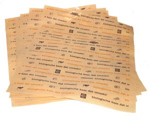 Kaaspapier blanco 32 cm  p/st.