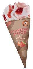 Strawberry cone BIO 24x110 ml.
