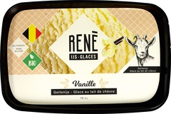Geitenijs vanille 750ml BIO 6x750 ml.