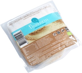 Whole wheat pita bread BIO 1x4 stuks