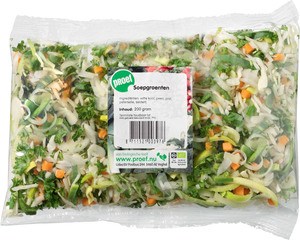 Gesneden soepgroenten BIO 1x250 gr.