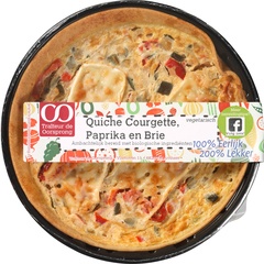 Quiche courgette-paprika-brie BIO 1x350