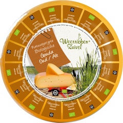 Gouda extra oud 50+ BIO 1x5 kg.