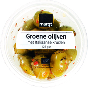 Groene olijven Italiaans BIO 1x125 gr.