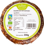 Dadelbrood met walnoot BIO 1x200 gr.