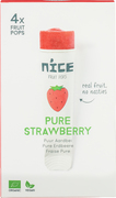 Fruitijsjes puur aardbei BIO 6x4 stuks