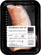 Roodbaarsfilet met vel  1x160 gr.