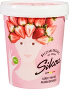 Sorbetijs aardbei BIO 6x350 gr.