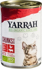Blik kat brokjes kip / BIO 12x405 gr.