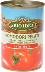 Tomaten gepeld blik BIO 12x400 gr.