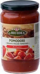Tomaten gepeld (glas) BIO 6x660 gr.