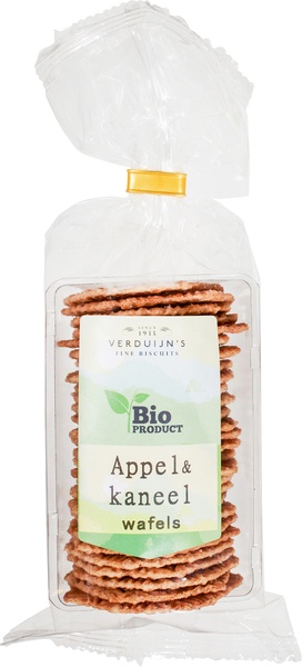 Appel kaneel wafels BIO 6x150 gr.