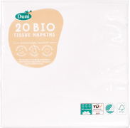 Servetten wit  12x20 stuks