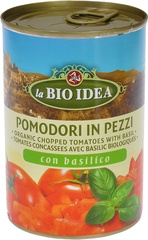 Tomatenstukjes basilicu BIO 12x400 gr.
