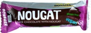 Dark chocolate nougat bar BIO 24x40 gr.