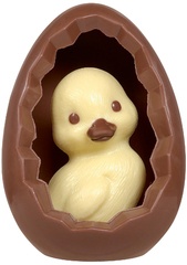 Chocolade ei met kuiken BIO 9x180 gr.