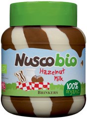 Duo hazelnootpasta BIO 6x400 gr.