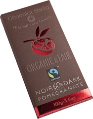 Dark 60% - pomegranate BIO 11x100 gr.