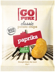Classic chips paprika BIO 15x40 gr.