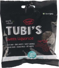 Zoete drop tubi's BIO 12x100 gr.