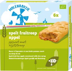 Spelt fruitreep appel BIO 10x180 gr.