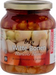 Witte bonen in tomatens BIO 6x350 gr.