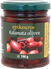 Kalamata olijven pitloo BIO 6x190 gr.