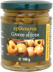 Groene olijven pitloos BIO 6x190 gr.