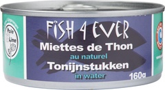 Tonijnstukken in water  15x160 gr.