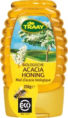 Acaciahoning knijpfles BIO 1x250 gr.