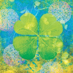 Klavertje vier  5x1 stuks