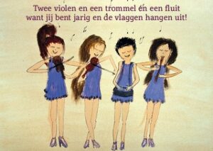 Twee violen 10x1 stuks