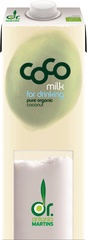 Coco milk for drinking BIO 12x1 ltr.
