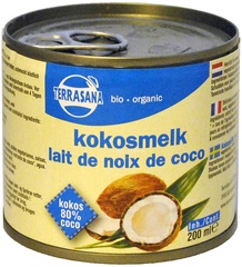 Kokosmelk BIO 8x200 ml.