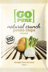 Natural crunch chips fennel BIO 6x125 gr