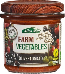 Farm vegetables olijf-tomaat BIO 6x135 g